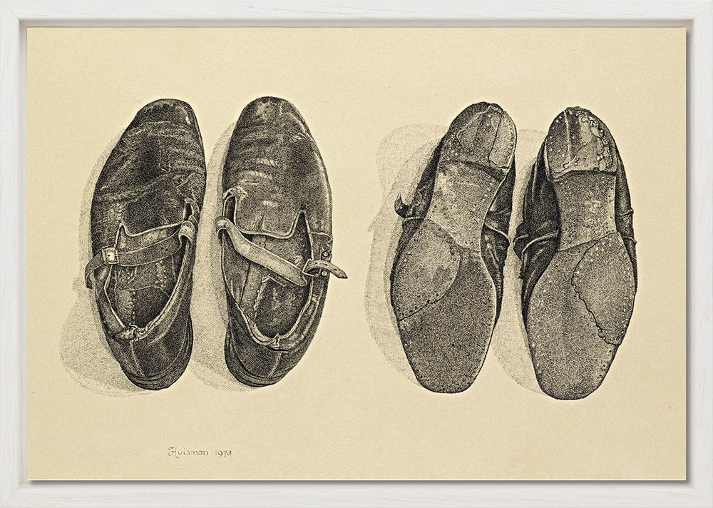 De schoenen van de oude Yde