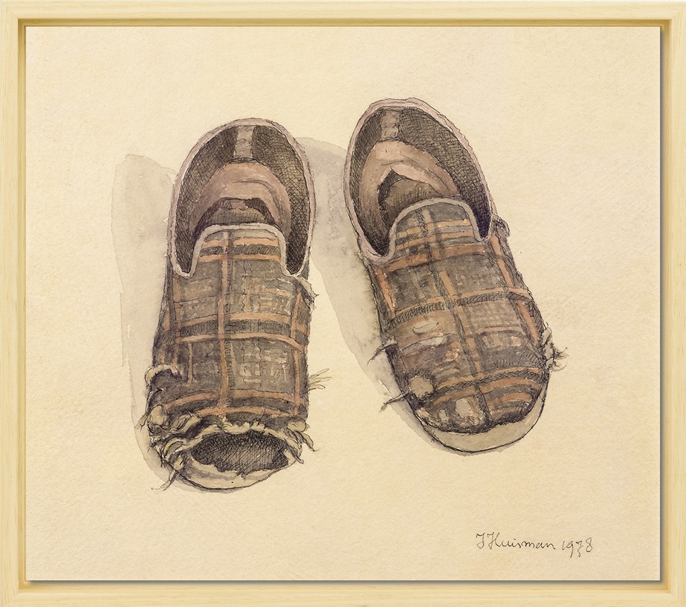 De pantoffels van de schilder