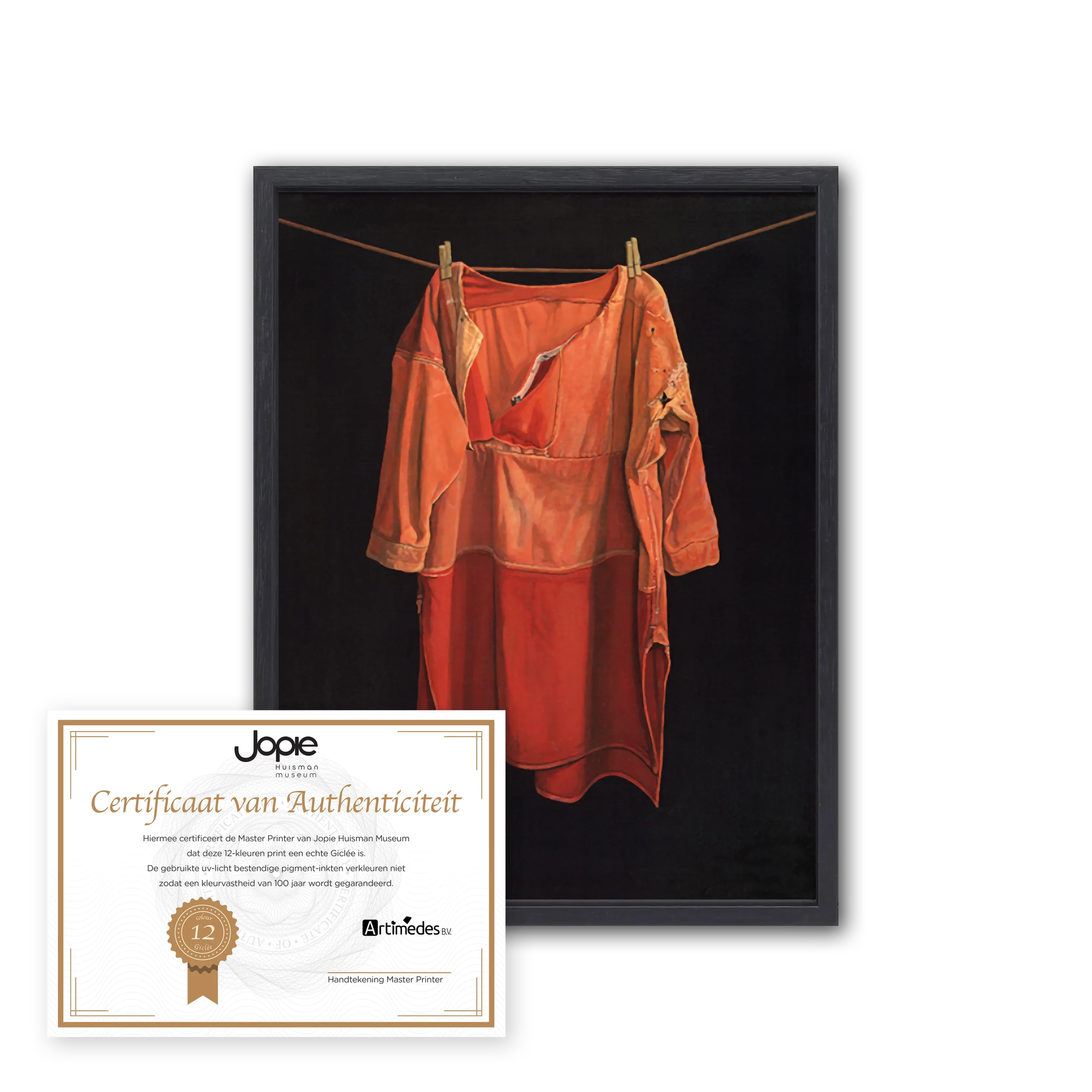 Roodbaaien hemd in cadeauverpakking - Afbeelding 2